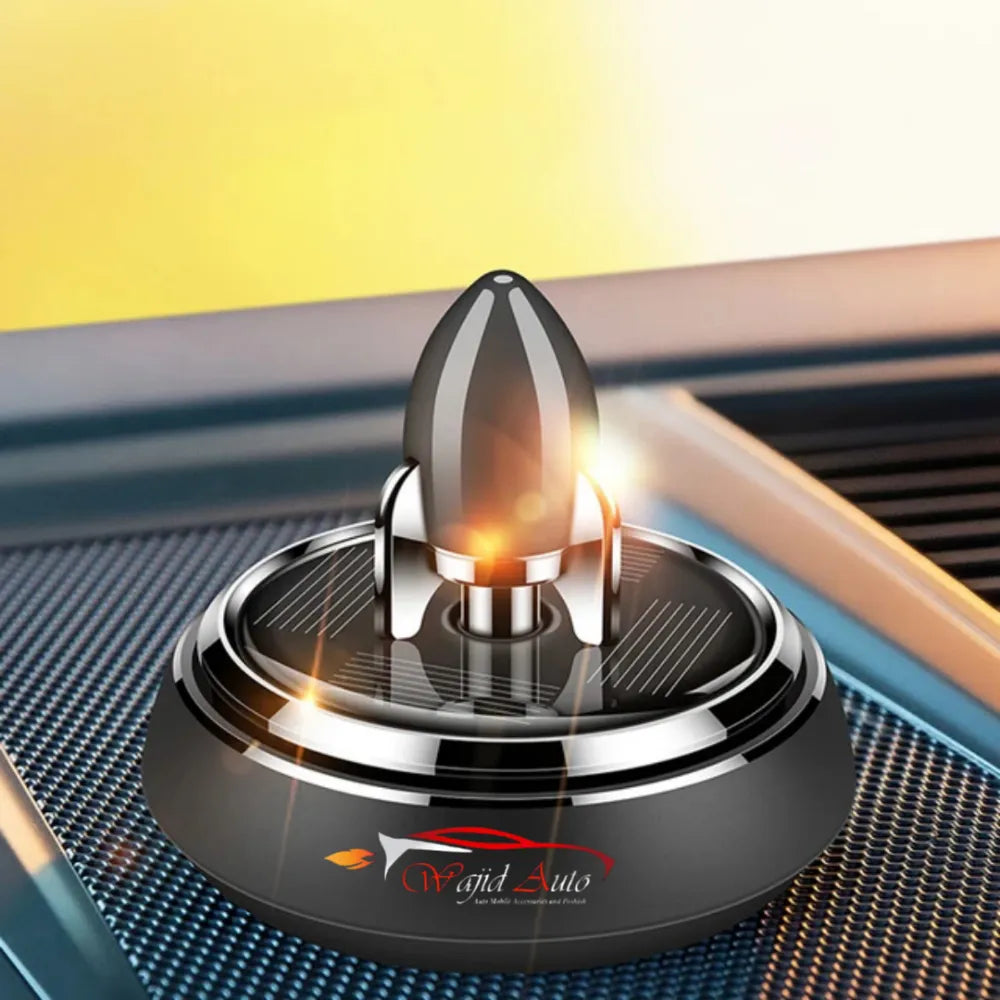 Rotating Solar Fragrance Diffuser | Long-Lasting Aroma & Stylish Dashboard