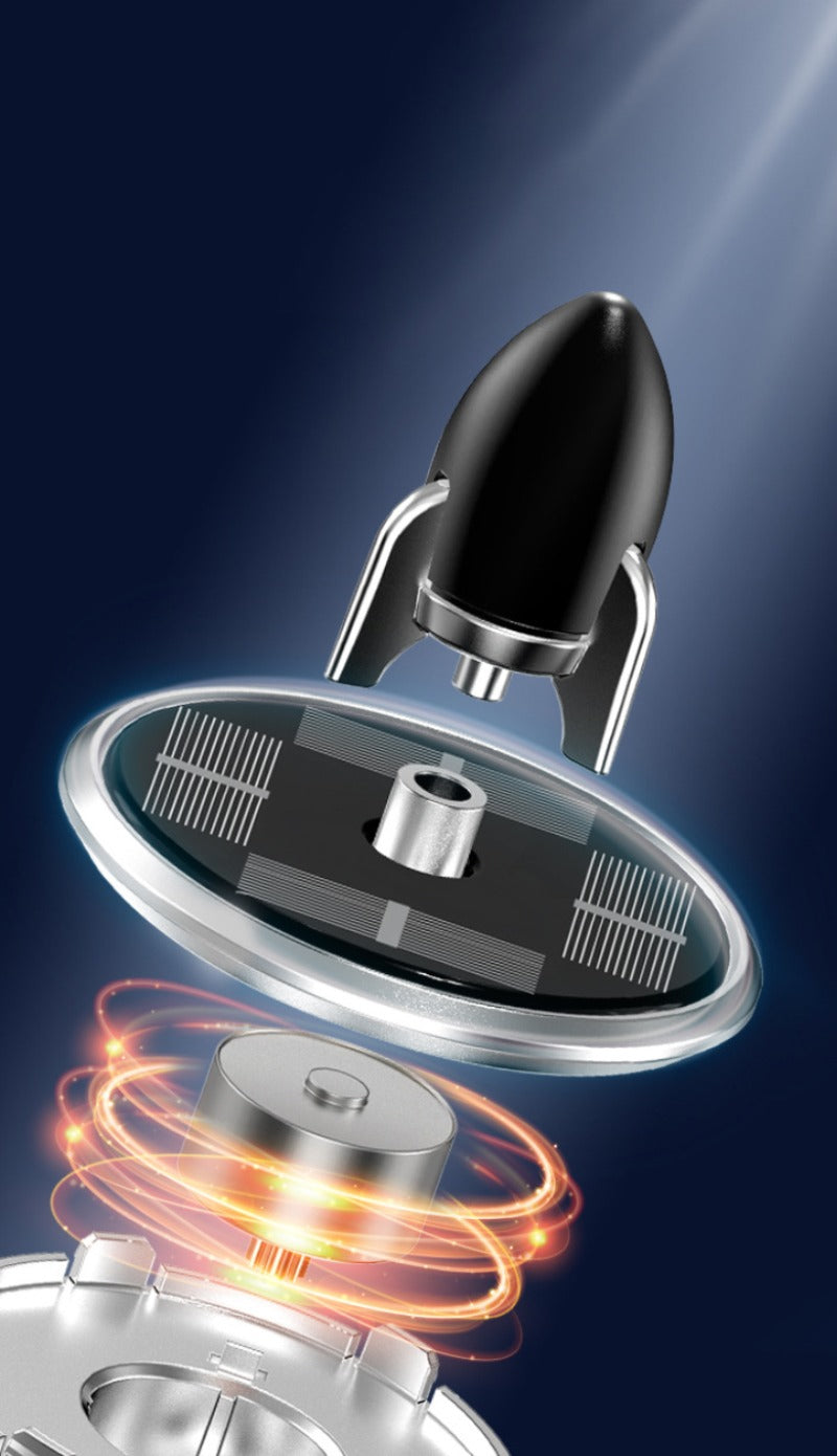 Rotating Solar Fragrance Diffuser | Long-Lasting Aroma & Stylish Dashboard