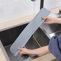 Silicone Sink Splash Guard with Suction Cups | Flexible Water Stopper for Kitchen & Bathroom Sinks