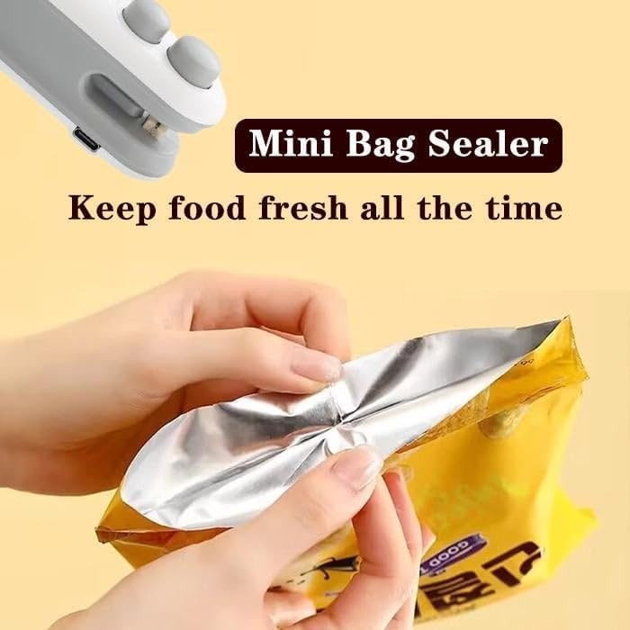 Portable Mini Sealer For Plastic Bags | Handheld Heat Sealing Machine