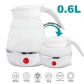 Fast Water Boiling 600 Ml Portable Kettle Travel Kettle Foods Boils Quickly Silicone Small Collapsible Foldable Electric Sports Bottle
