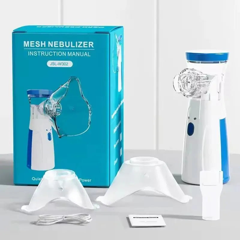 Portable Mesh Nebulizer – Quiet & Rechargeable for Kids and Adults