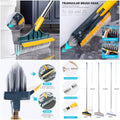 Broom Wiper 2 in 1 Dual Purpose Cleaning Tool Strong Bristles Easy Floor Sweeping Durable Design Convenient Daily Use