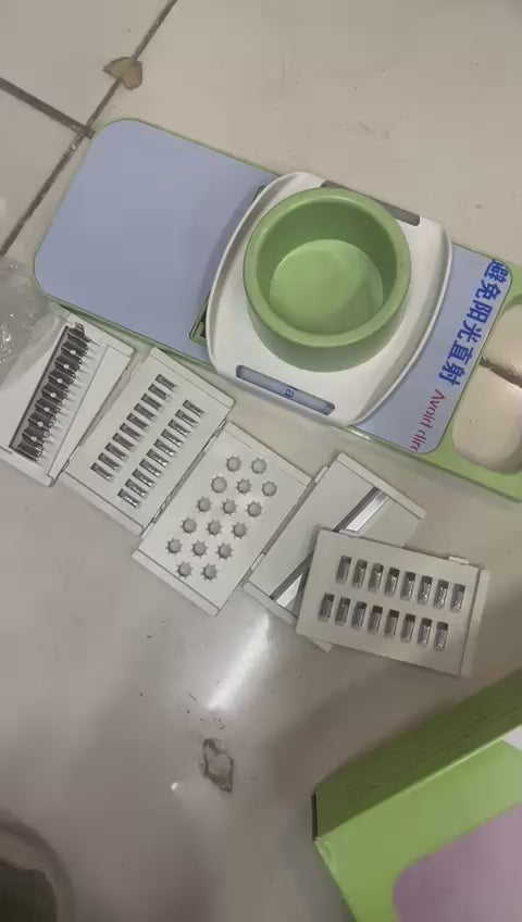 5in1 Vegetable Cutter | Multifunctional Stainless Steel Vegetable Cutter & Slicer